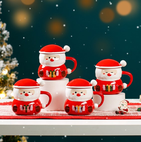 Santa Mug with Spoon Set